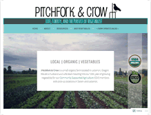Tablet Screenshot of pitchforkandcrow.com